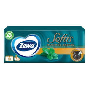 Papirne maramice ZEWA softis menthol 4sloja 10kom slide slika