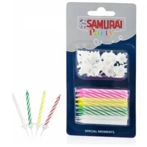 rodjendanske-svecice-samurai-24kom