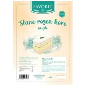 Rozen kore FAVORIT slane 430g slide slika