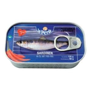 Sardina LA PERLA sa paprikom 125g slide slika