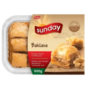 SUNDAY baklava sa orasima i puterom 500g slide slika