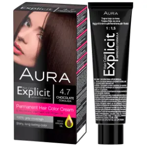 AURA Explicit farba za kosu 4.7 čokolada slide slika