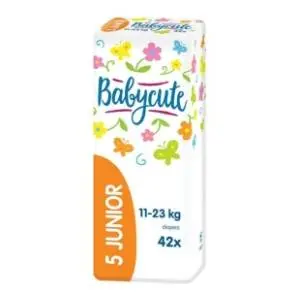 BABYCUTE pelene Junior 5 42kom slide slika