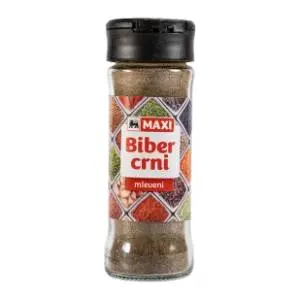 Biber MAXI crni staklo 55g slide slika