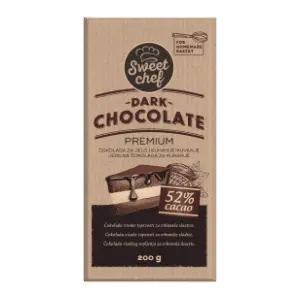 Čokolada SWEET CHEF za kuvanje 52% kakao 200g slide slika