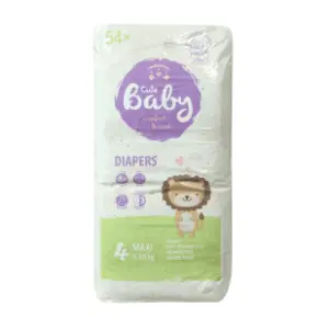 CUTE BABY pelene Maxi 4 54kom slide slika