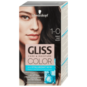 GLISS Care & Moisture farba za kosu 1.0 intenzivno crna slide slika