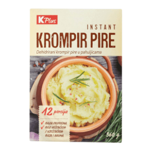 Instant krompir pire K PLUS 3x120g slide slika