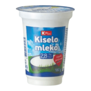 K Plus Kiselo mleko 2,8%mm 180g