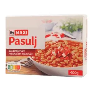 MAXI Pasulj sa slaninom 400g slide slika