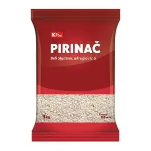 Pirinač K PLUS okruglo zrno 1kg slide slika