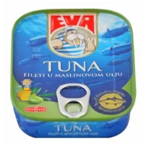 Tunjevina EVA fileti u maslinovom ulju 100g slide slika