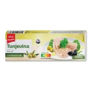Tunjevina PREMIA komadi u maslinovom ulju 3x80g slide slika