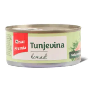 Tunjevina PREMIA komadi u sosu od mirođije 160g slide slika