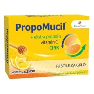 ABELA PHARM Propomucil pastile med i limun 24kom slide slika