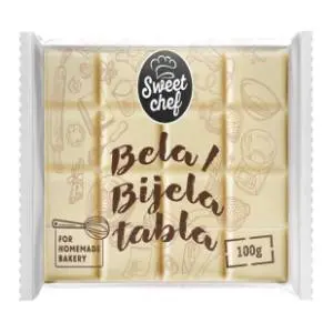 Čokolada SWEET CHEF za kuvanje bela 100g slide slika