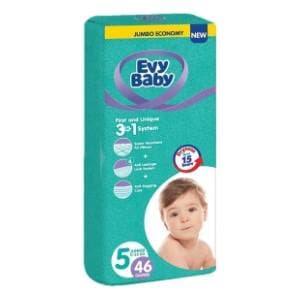 EVY BABY pelene 3u1 sistem 5 junior 46kom slide slika