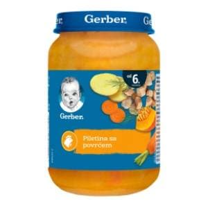 GERBER kašica piletina sa povrćem 190g slide slika