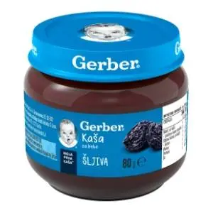 GERBER kašica suva šljiva 80g slide slika