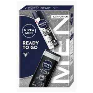 NIVEA Men set Ready to go (dezodorans i gel za tuširanje) slide slika