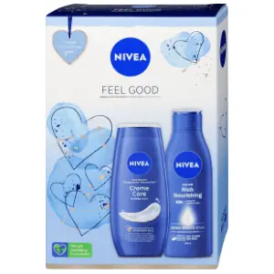 NIVEA set Feel good (gel za tuširanje i mleko za telo 250ml) slide slika
