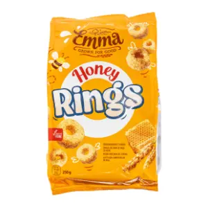 Pahuljice EMMA honey rings 250g slide slika