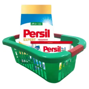 PERSIL DISCS kapsule 26kom i deterdžent 36 pranja + korpa slide slika