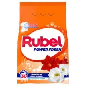 RUBEL Power fresh deterdžent za veš 30 pranja (2,25kg) slide slika