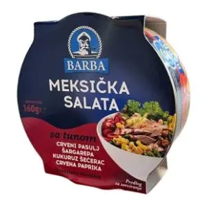 Tunjevina BARBA meksička salata 160g slide slika