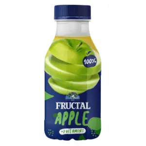 Voćni sok FRUCTAL jabuka 100% 330ml slide slika