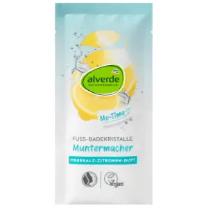 ALVERDE kupka za stopala morska so i limun 40g slide slika