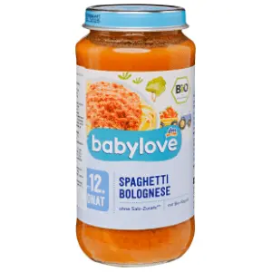 BABYLOVE kašica špagete bolonjeze 250g slide slika