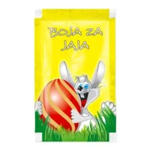 Boja za jaja žuta KGT slide slika