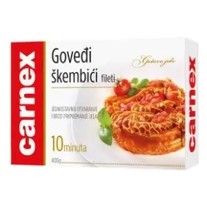 CARNEX Goveđi škembići fileti 400g slide slika