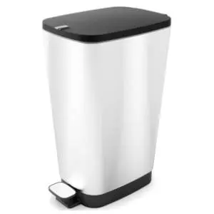 CURVER kanta za smeće chic steel metalik siva 35l slide slika