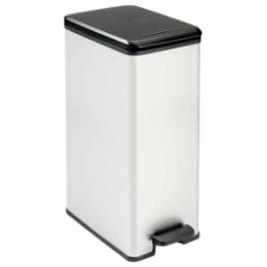 CURVER kanta za smeće slim silver 40l slide slika