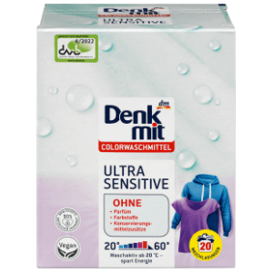 DENKMIT Ultra sensitive deterdžent za veš 20 pranja (1,35kg) slide slika