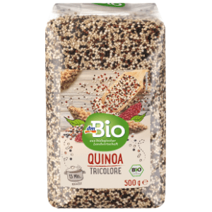 DM BIO kinoa 3 vrste 500g slide slika