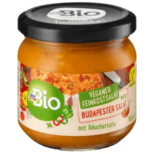 DM BIO veganska budimpeštanska salata dimljeni tofu 180g slide slika