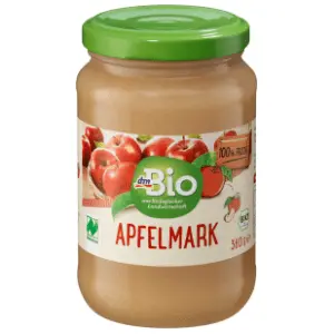 DM BIO voćni pire jabuka 360g slide slika