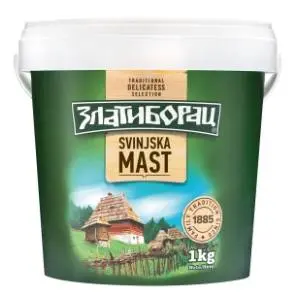 Domaća svinjska mast ZLATIBORAC 1kg slide slika