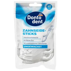 DONTODENT konac za zube na štapiću 40kom slide slika