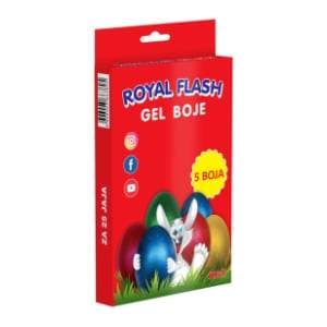Gel boja za jaja royal flash KGT 5kom slide slika