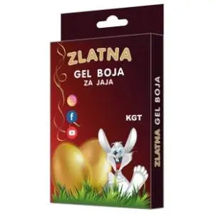 Gel boja za jaja zlatna KGT slide slika