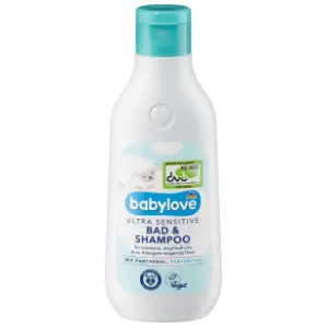 Gel za tuširanje i šampon BABYLOVE Ultra sensitive 2u1 250ml slide slika