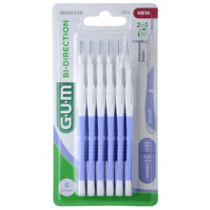 GUM ISO 2 Bi direction interdentalna četkica 6kom slide slika