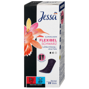 JESSA Normal fleksibilni dnevni ulošci crni 28kom slide slika