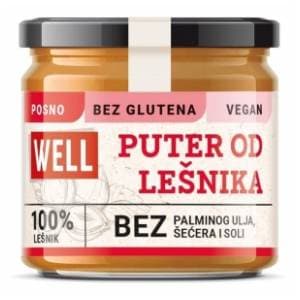 Lešnikov puter WELL 180g slide slika