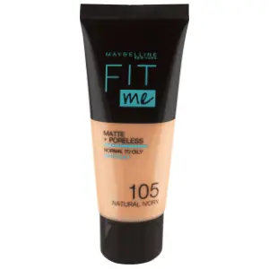 MAYBELLINE Fit me matte tečni puder 105 natural ivory 30ml slide slika