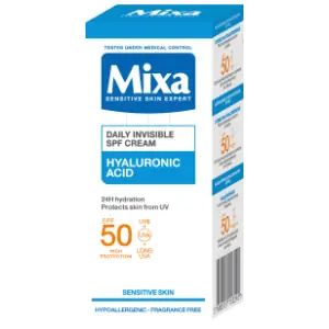 MIXA Daily invisible dnevna krema sa hijaluronom SPF50 50ml slide slika